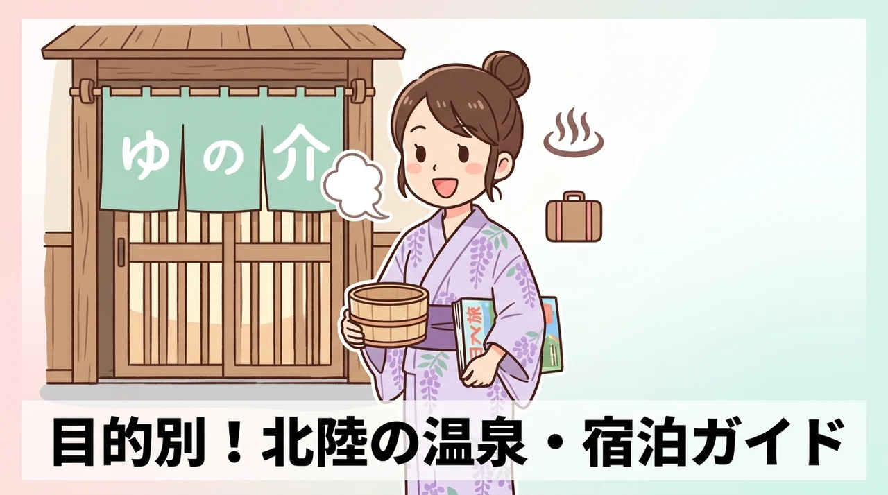 北陸の温泉・宿泊ガイド|石川・富山・福井の目的別の泊まり方