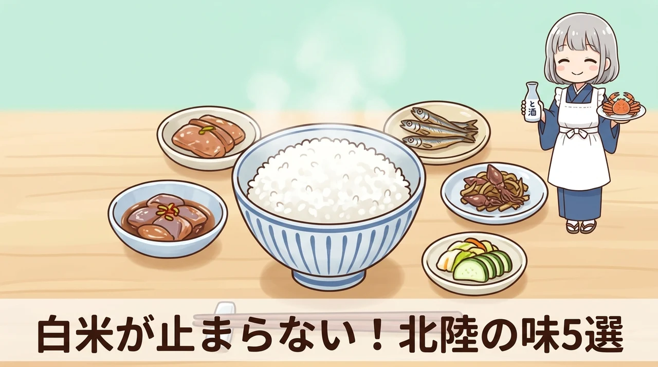 ご飯のお供にぴったりな北陸の味5選