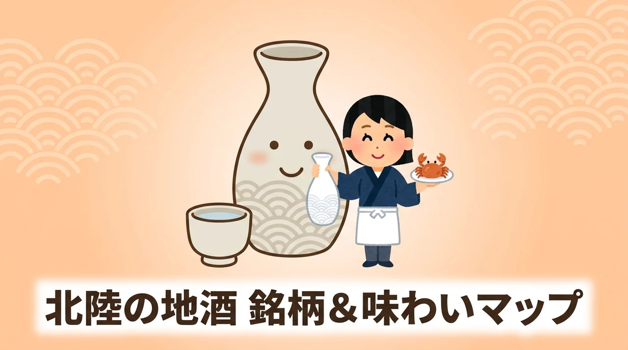 北陸の地酒おすすめ銘柄と味わいマップ