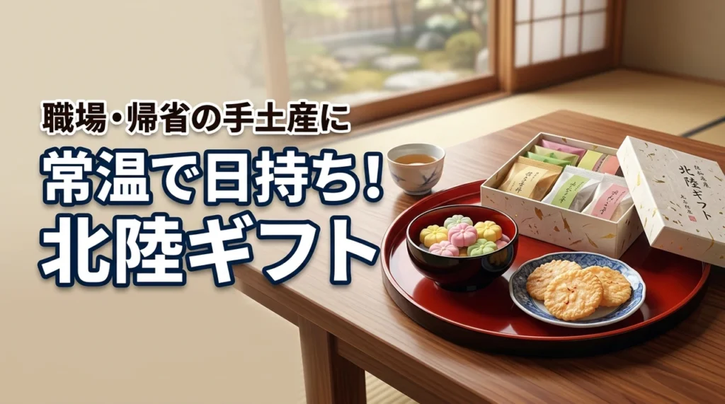 迷ったらコレ！常温で日持ちする北陸ギフト｜職場・帰省・手土産に選びやすい品まとめ