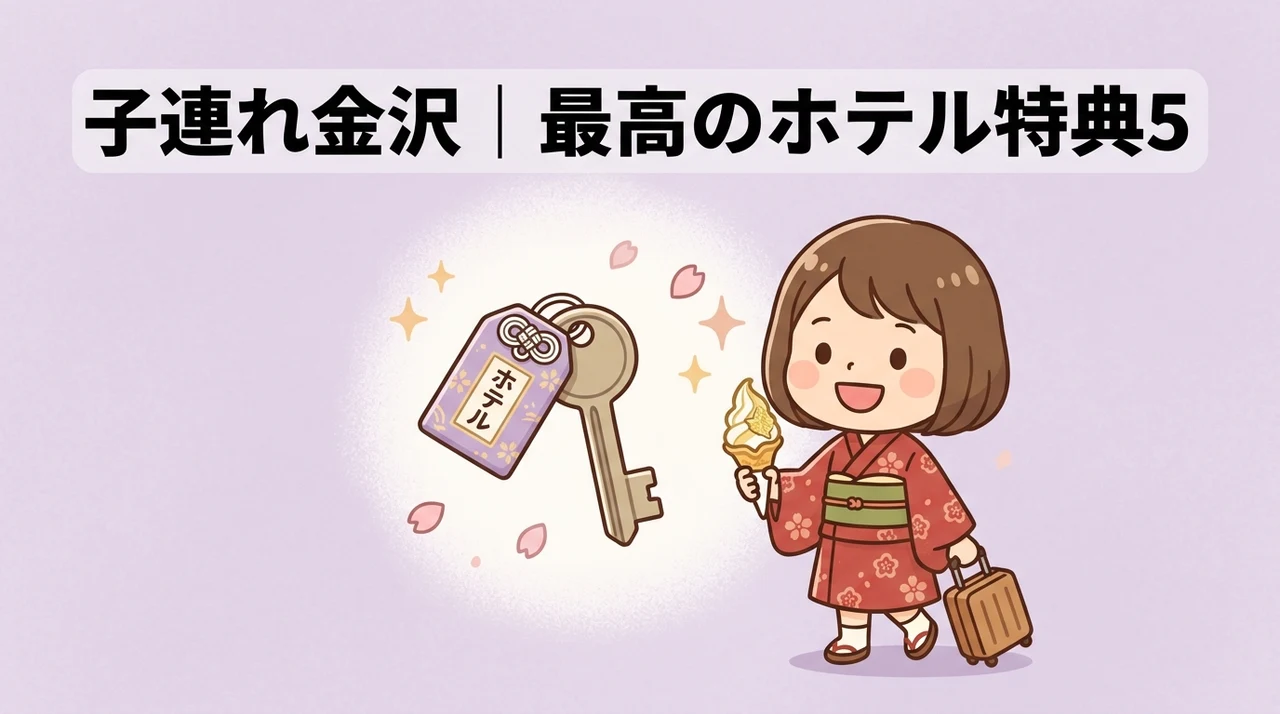 子連れ金沢旅行で嬉しい5つのホテルサービス