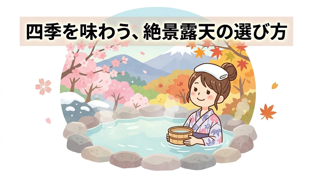 季節ごとの景観を楽しむ露天風呂の選び方