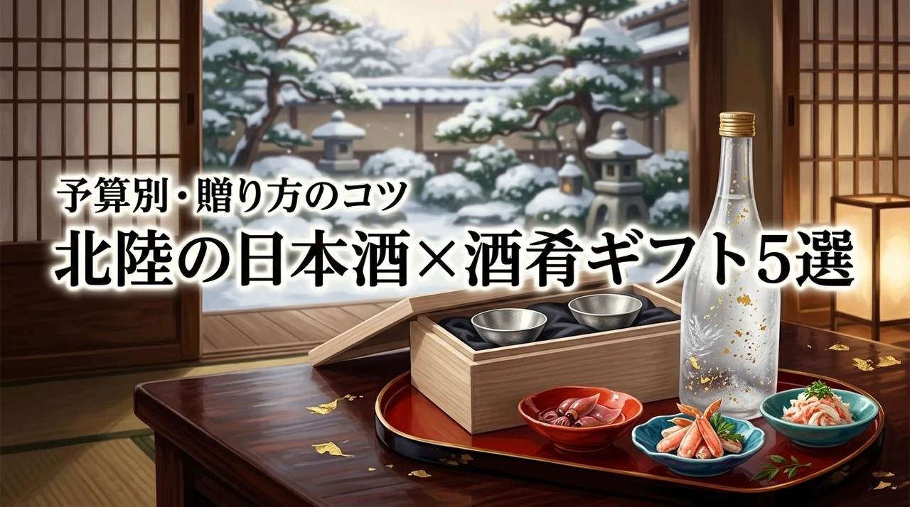 北陸の日本酒ギフトに合う酒肴とは？予算別おすすめセット5選と贈り方のコツ