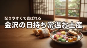 金沢お土産で日持ち常温のものは？配りやすくて喜ばれる厳選スイーツ