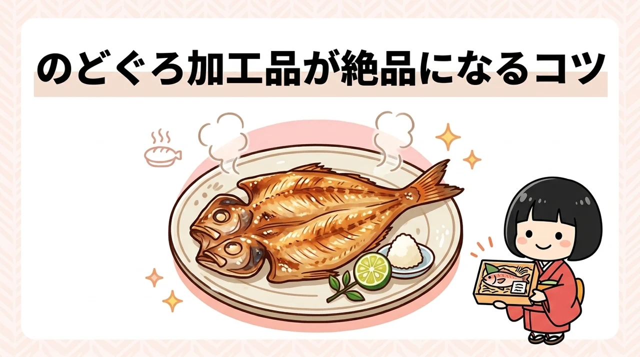 のどぐろ加工品を美味しく食べる調理のコツ