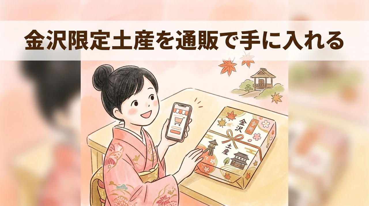 金沢でしか買えないお土産を通販で手に入れる方法