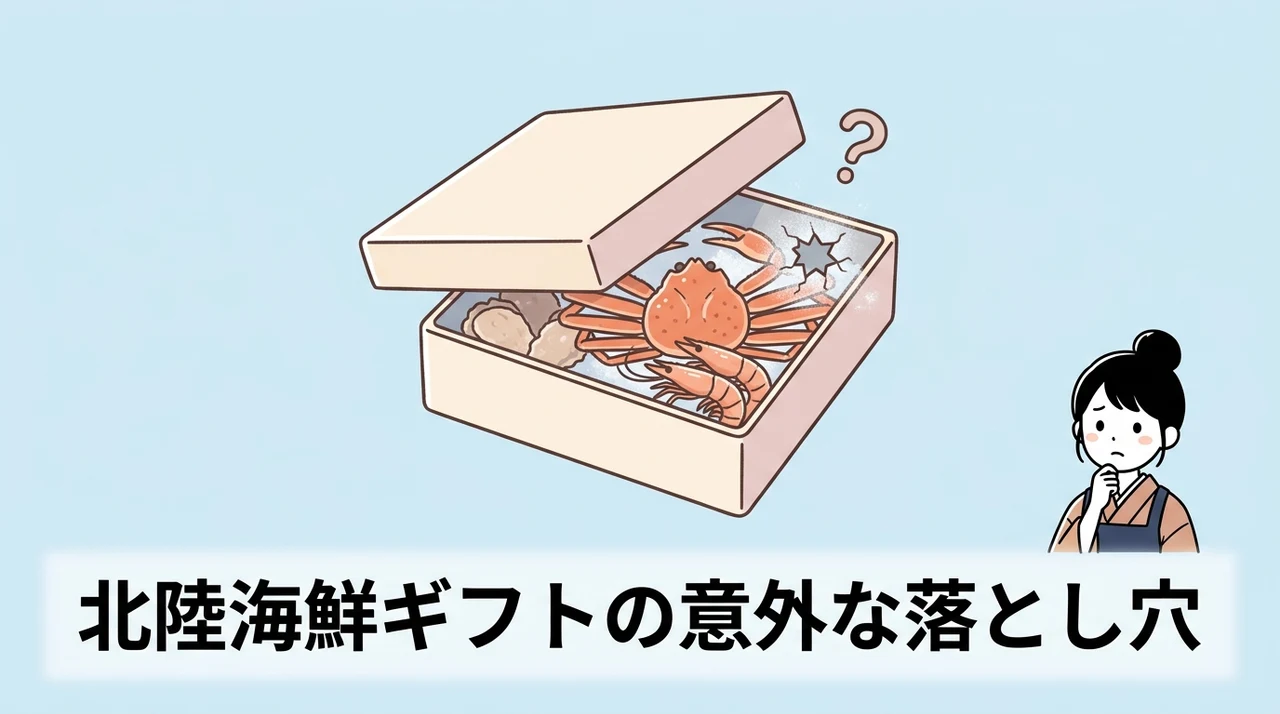購入前に知っておきたい北陸海鮮ギフトのデメリット