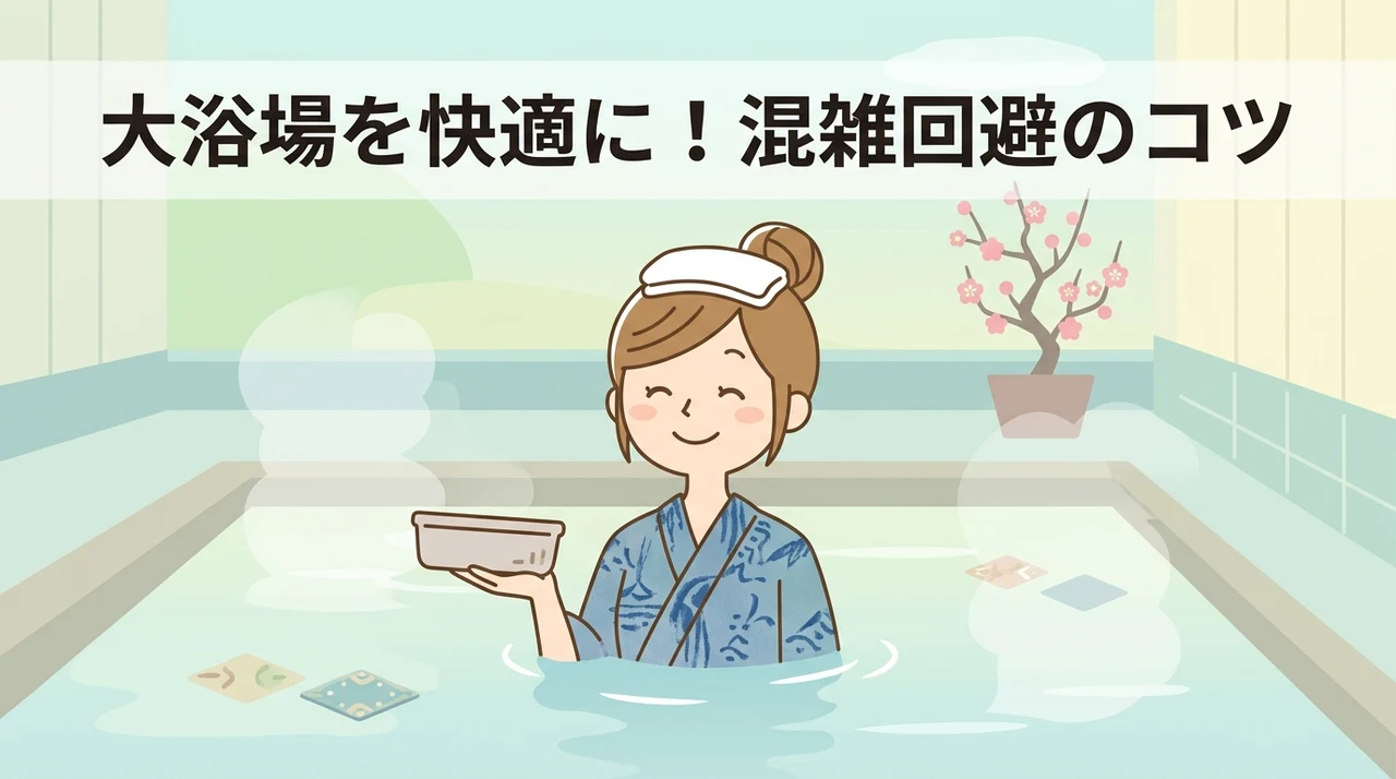 大浴場の混雑を避けて快適に過ごすコツ