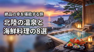 北陸の温泉と海鮮料理を満喫できる宿8選!絶品の幸を堪能する旅