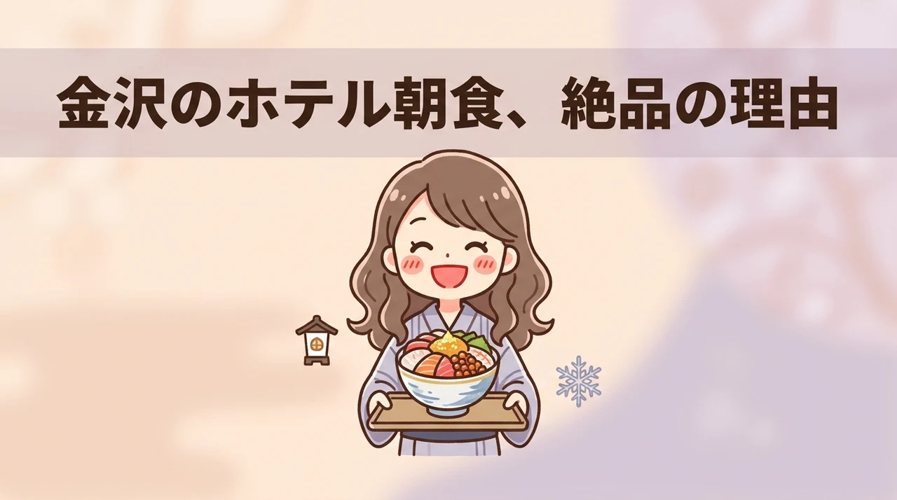 金沢でホテルの朝食がおいしいと評判の理由