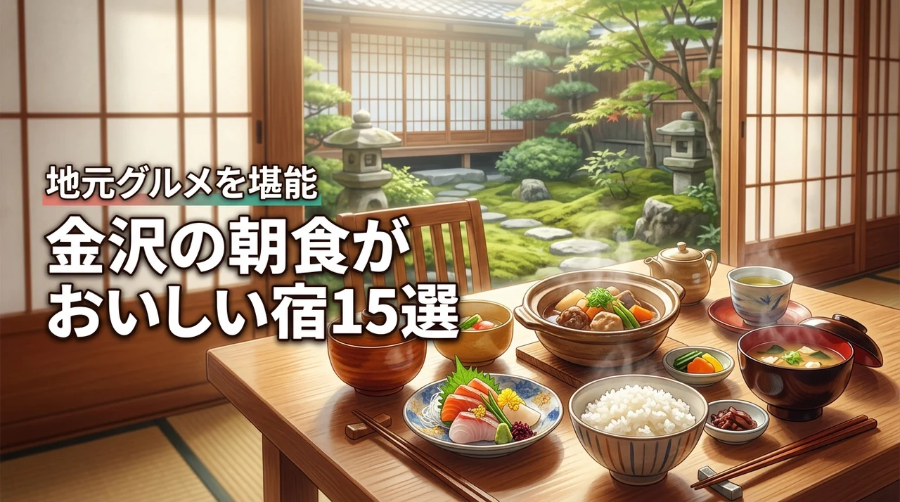 金沢でホテルの朝食がおいしい宿15選!地元グルメを堪能できる人気ランキング