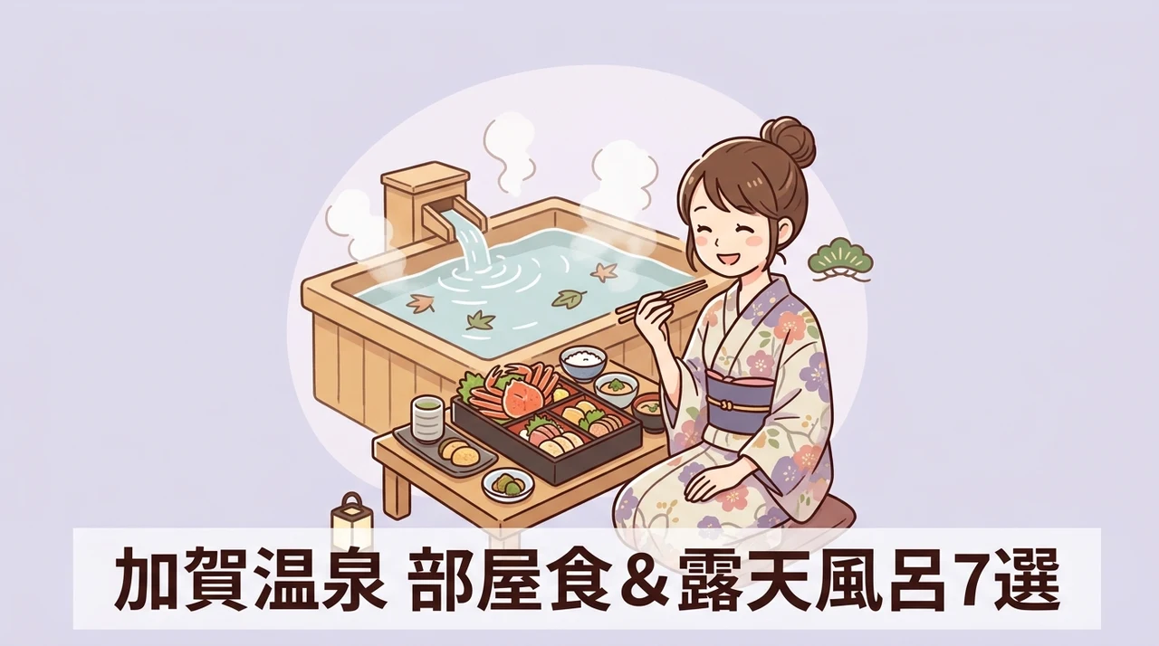 部屋食と露天風呂を堪能できる加賀温泉郷のおすすめ旅館7選