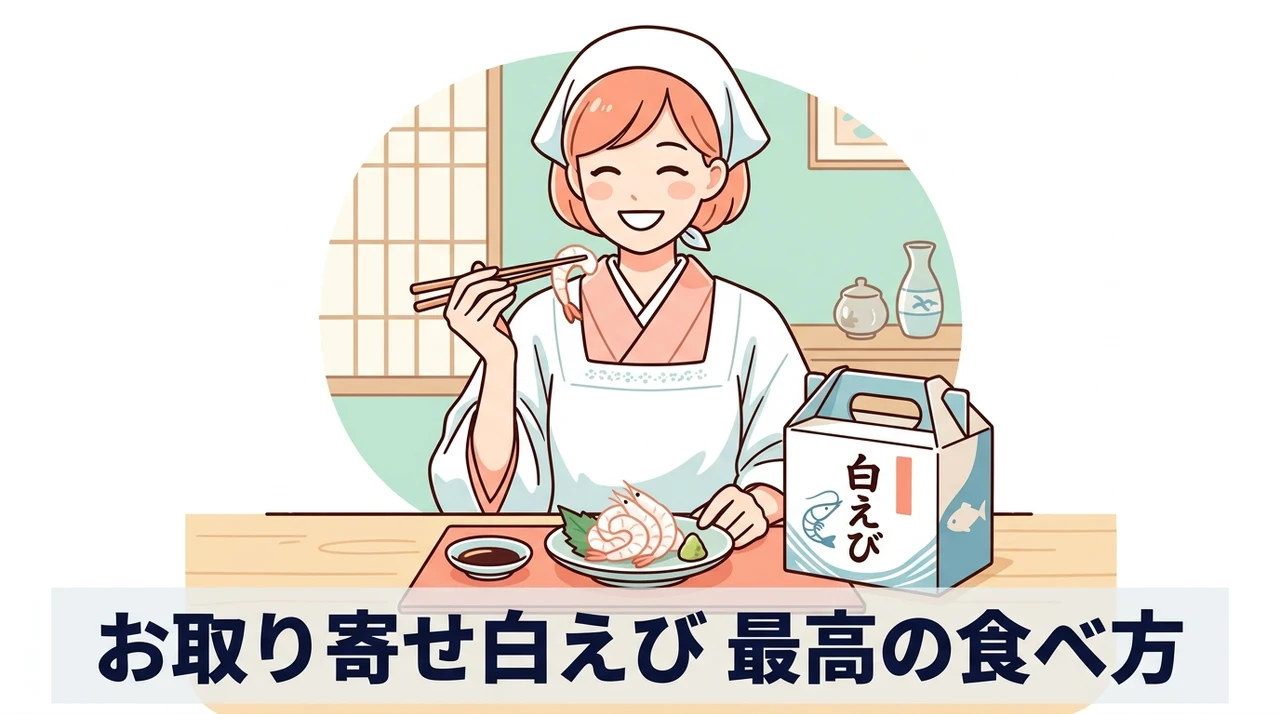 お取り寄せした白えびを最高に美味しく食べる方法