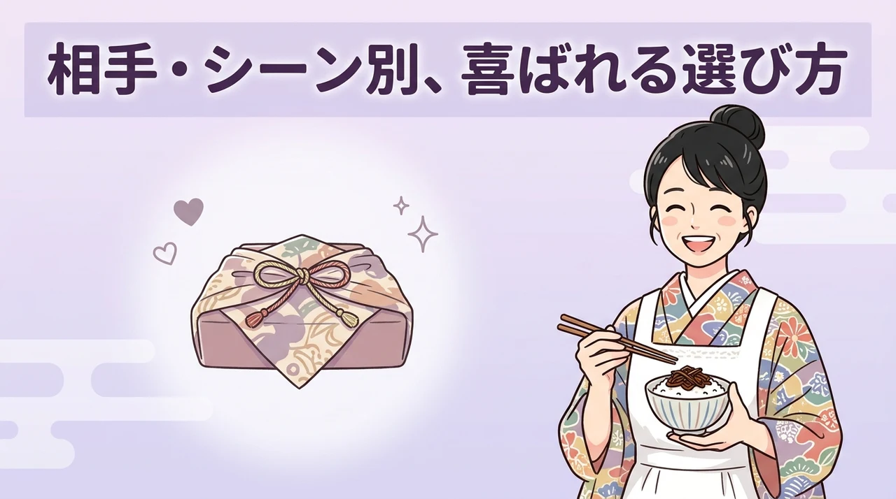 贈る相手やシーン別の選び方
