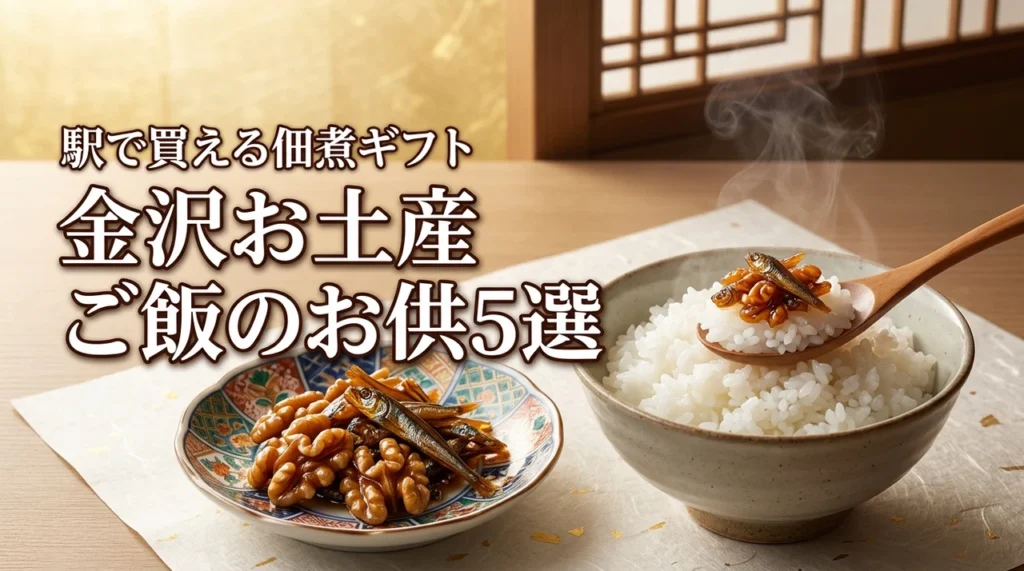 金沢お土産で喜ばれるご飯のお供5選｜駅で買える佃煮ギフトを厳選