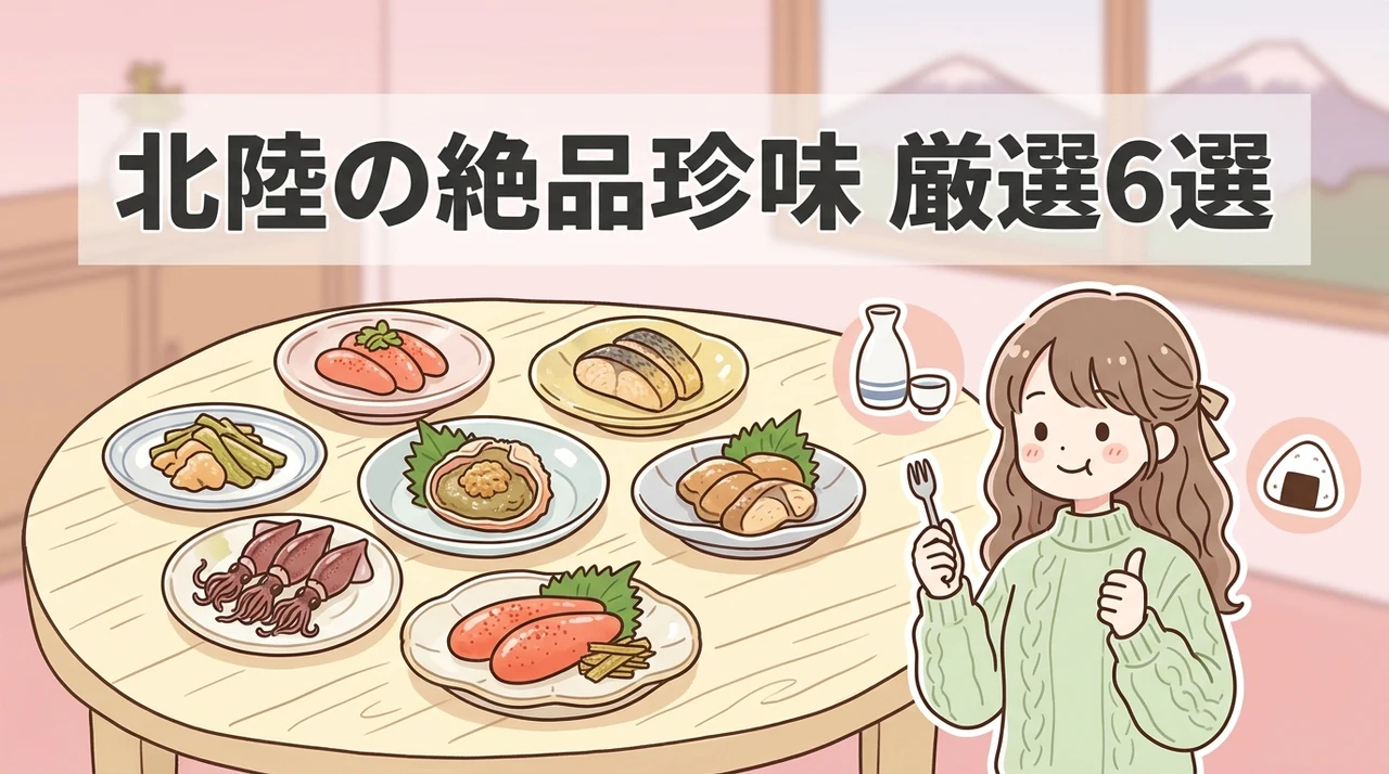 お取り寄せしたい北陸の絶品珍味6選