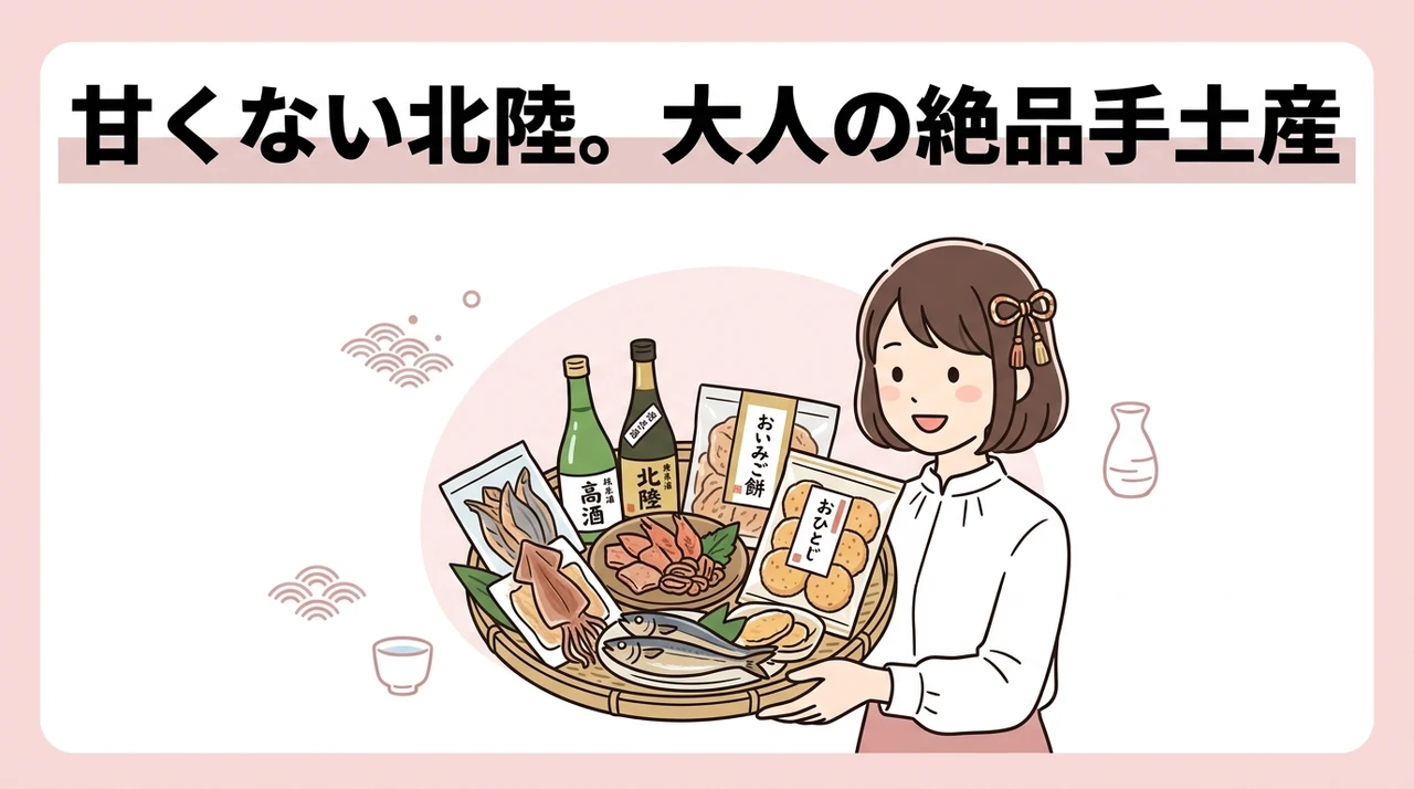 甘いものが苦手な人にも喜ばれる北陸の味