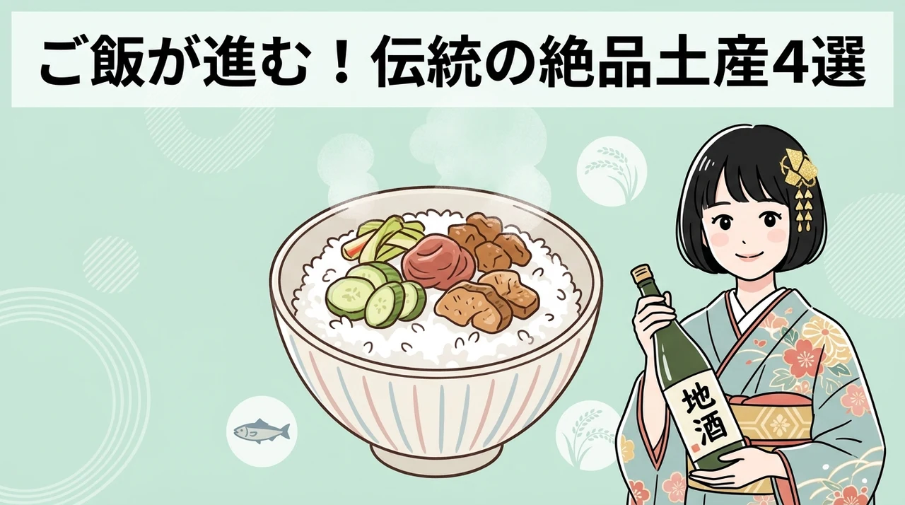 ご飯が進む伝統の発酵・惣菜系お土産4選