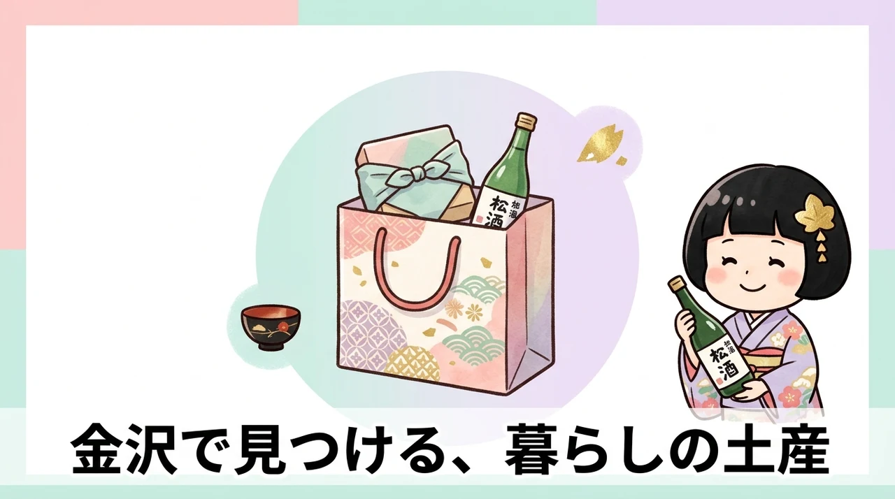 金沢らしい実用的な雑貨・飲料のお土産