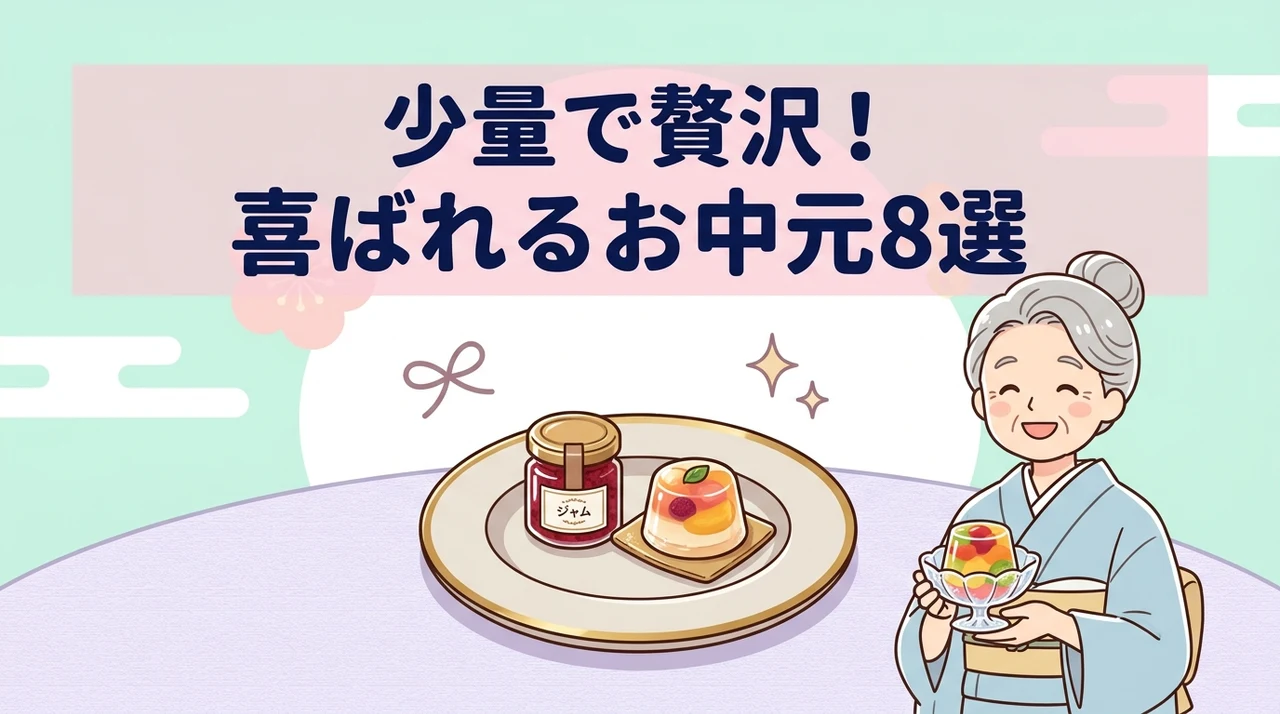 少量で喜ばれるお中元の食べ物8選