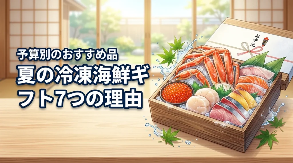 夏ギフトに冷凍海鮮が喜ばれる7つの理由と予算別おすすめ品