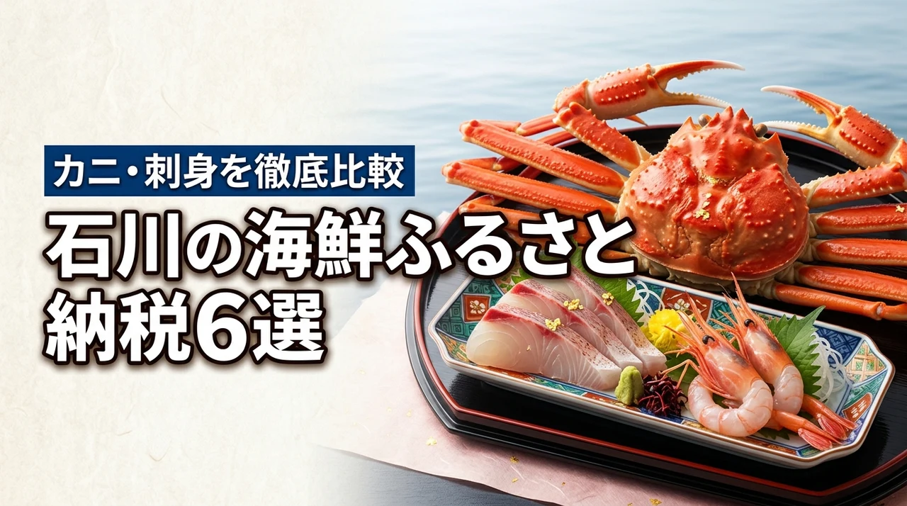 石川ふるさと納税の海鮮おすすめ6選!カニや刺身を厳選して徹底比較