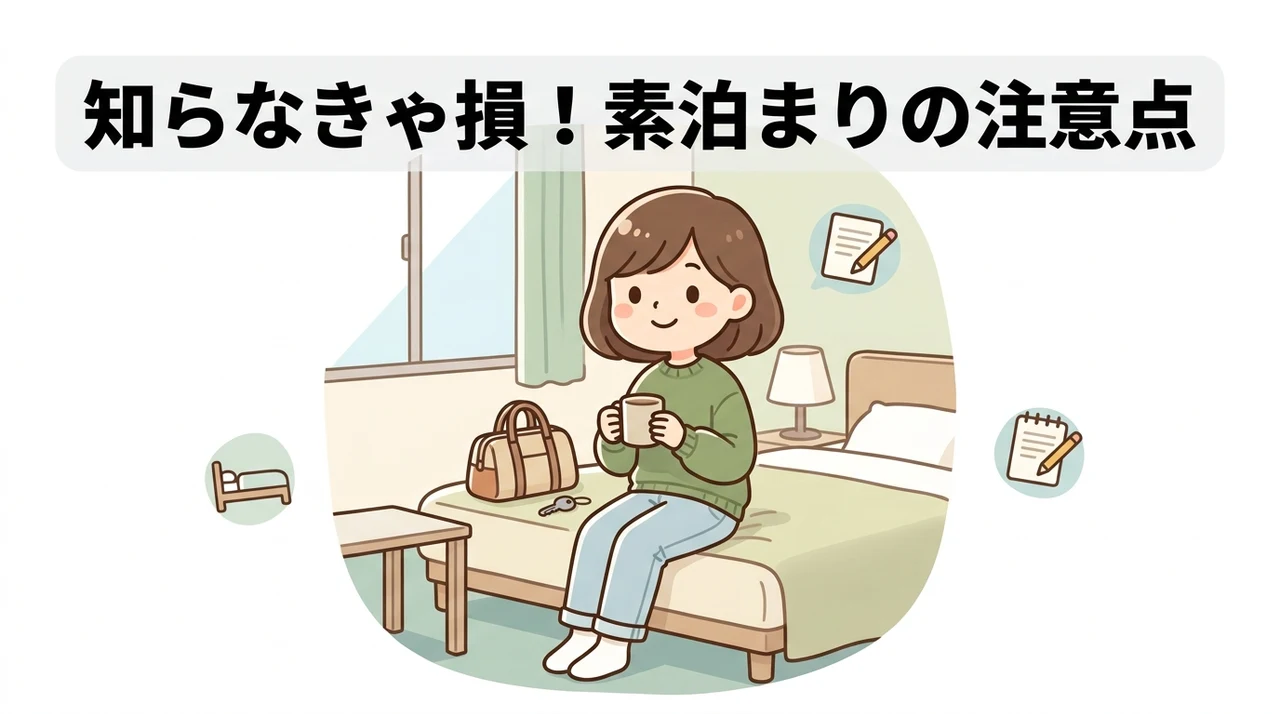 知っておきたい素泊まり利用時のルールと注意点