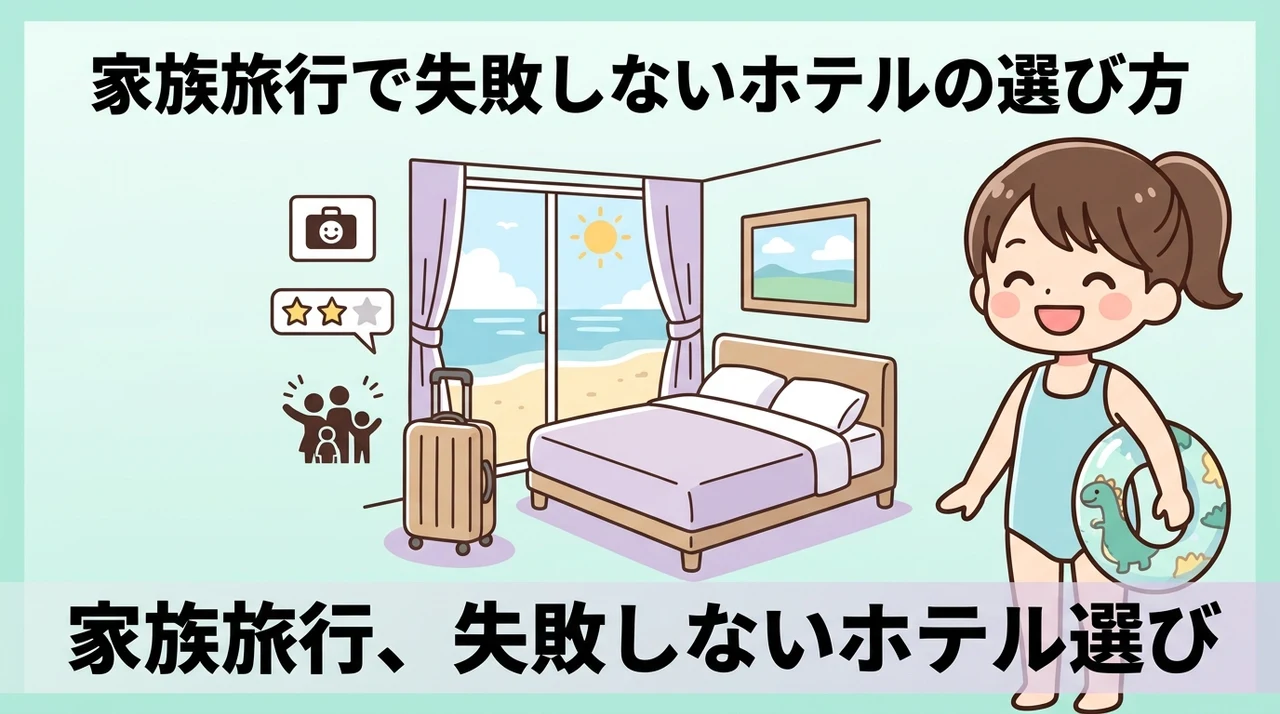 家族旅行で失敗しないホテルの選び方