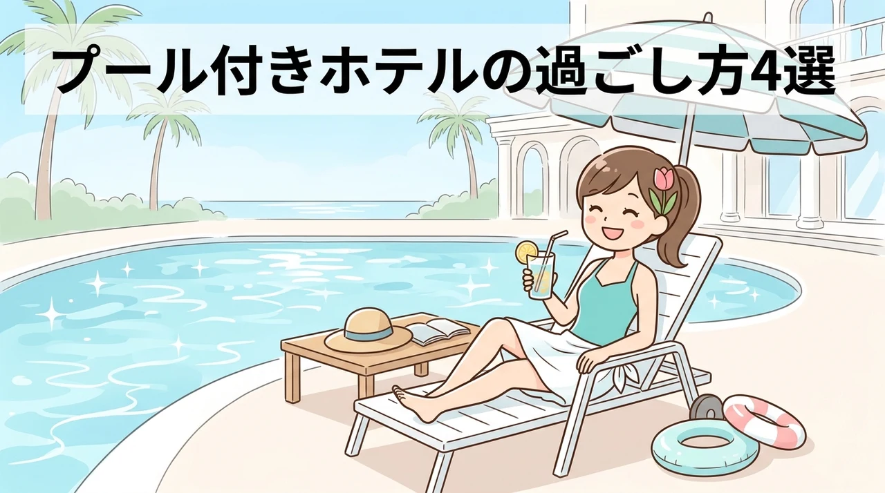 プール付きホテルで叶う4つの過ごし方