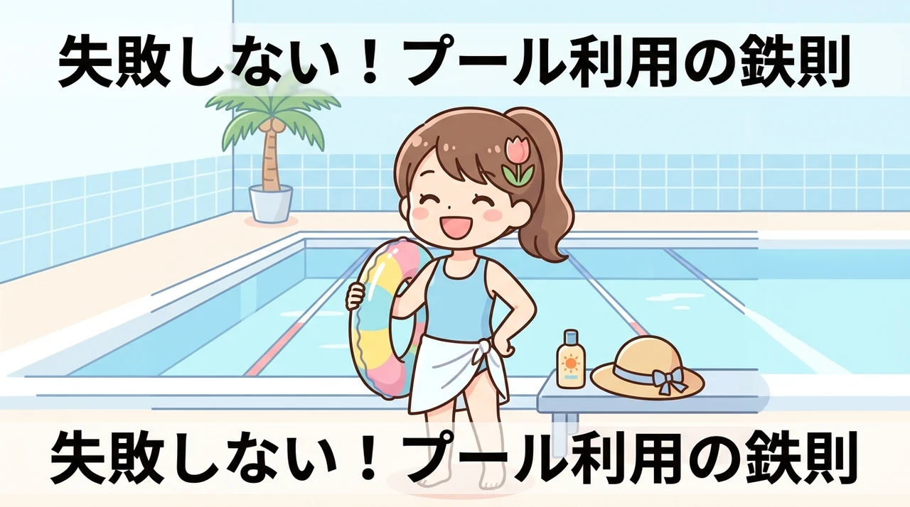 プール利用で失敗しないための注意点