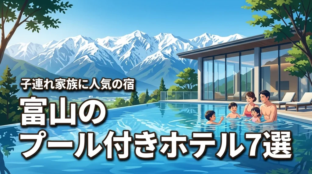 富山のプール付きホテルおすすめ7選！子連れ家族に人気の宿を厳選