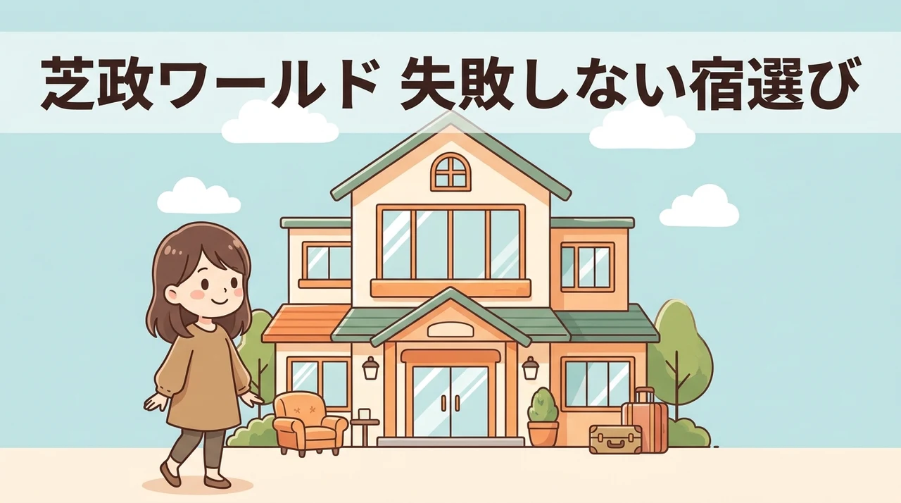 芝政ワールドのホテル選びで知っておくべき基本情報
