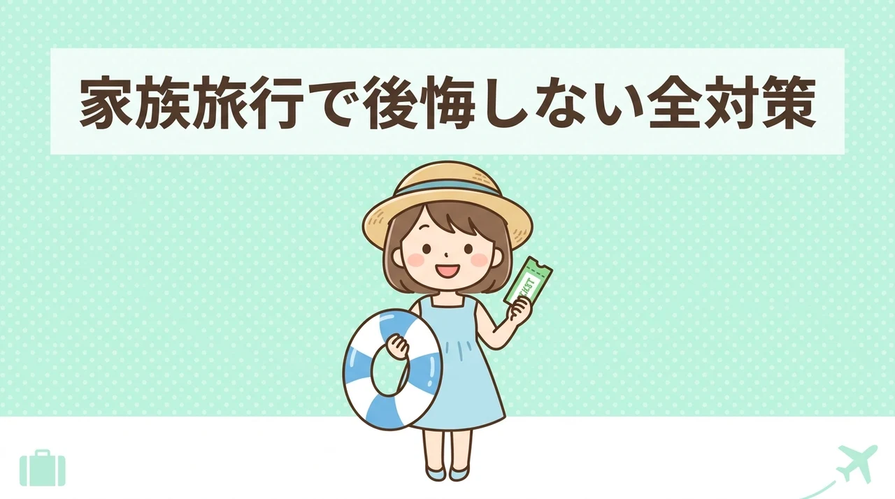 家族旅行で後悔しないための注意点と対策