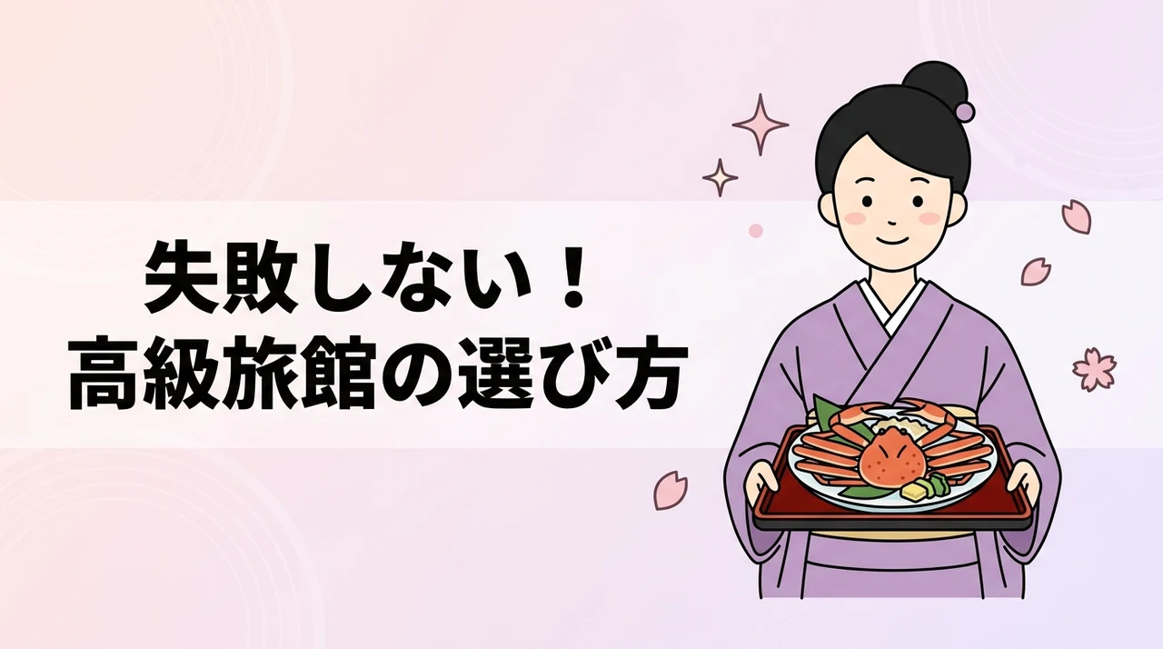 失敗しない高級旅館の選び方と比較ポイント