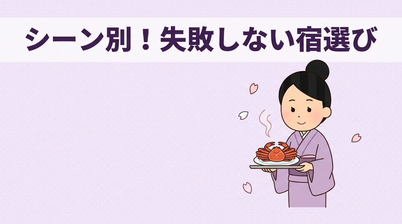 目的・シーン別おすすめの宿選び