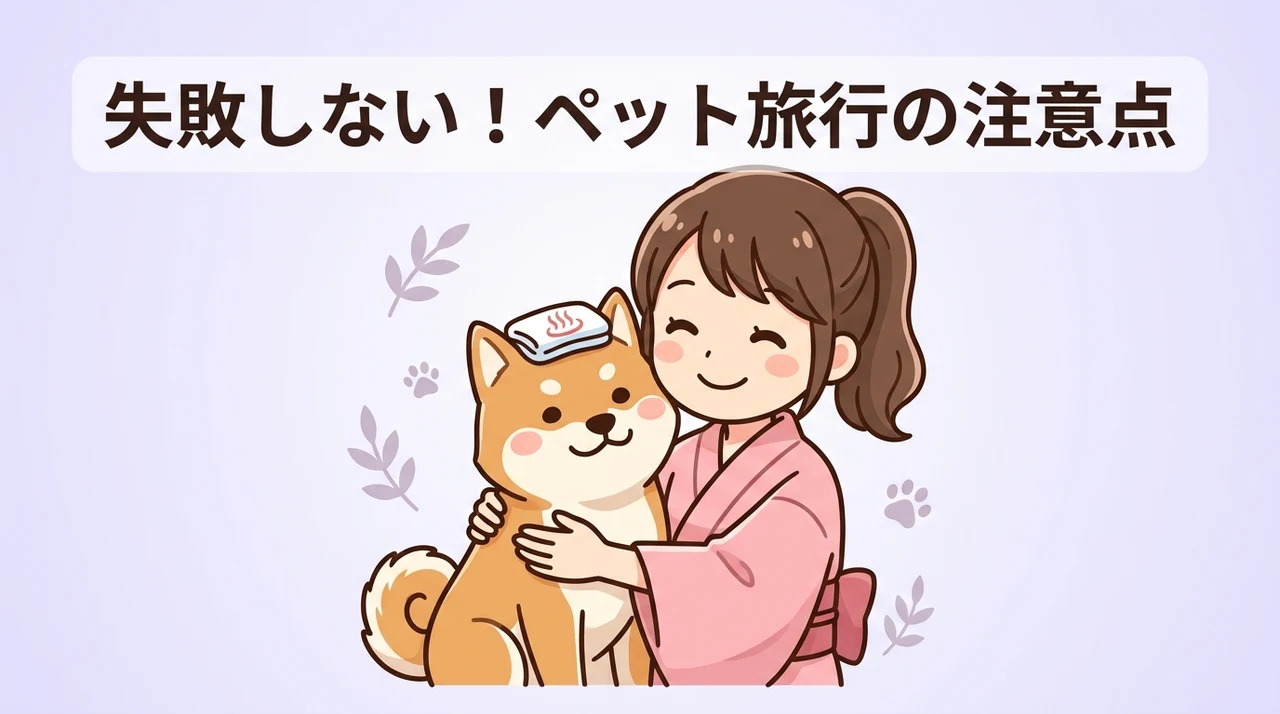 ペット連れ旅行で失敗しないための注意点