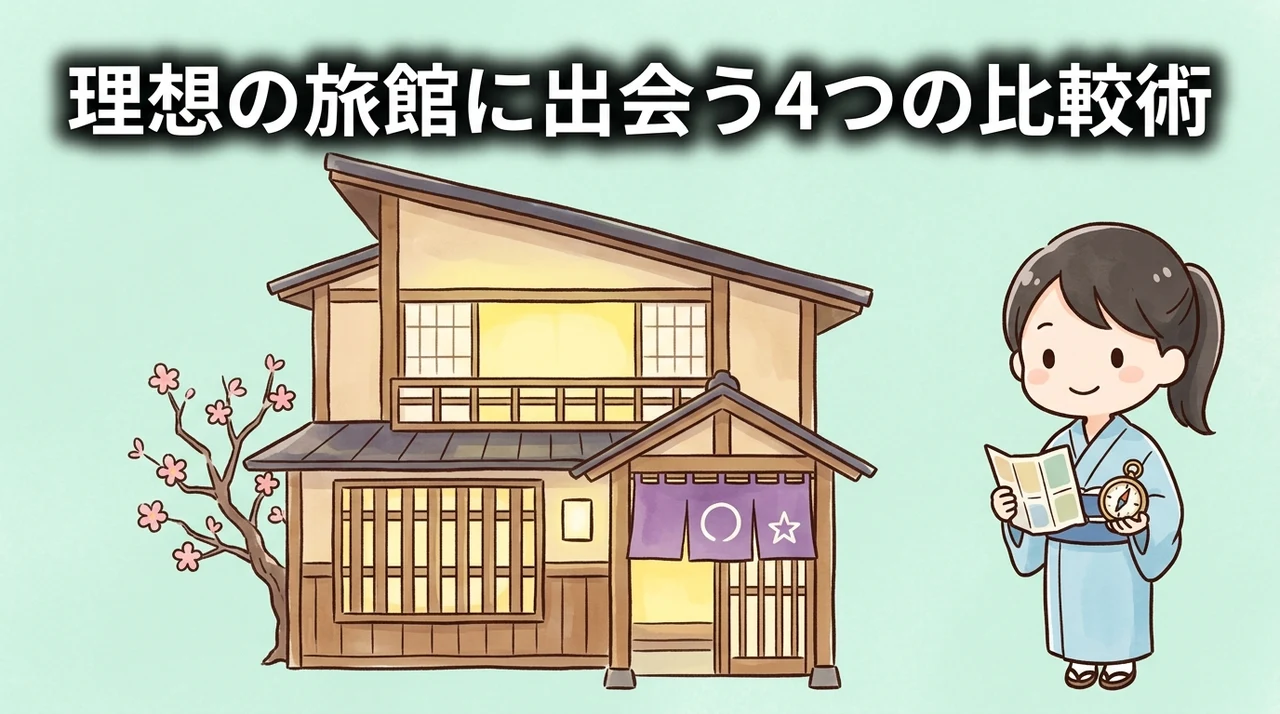 自分に合う旅館を選ぶための4つの比較ポイント