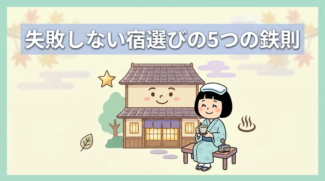 後悔しない宿選びのための5つの比較ポイント