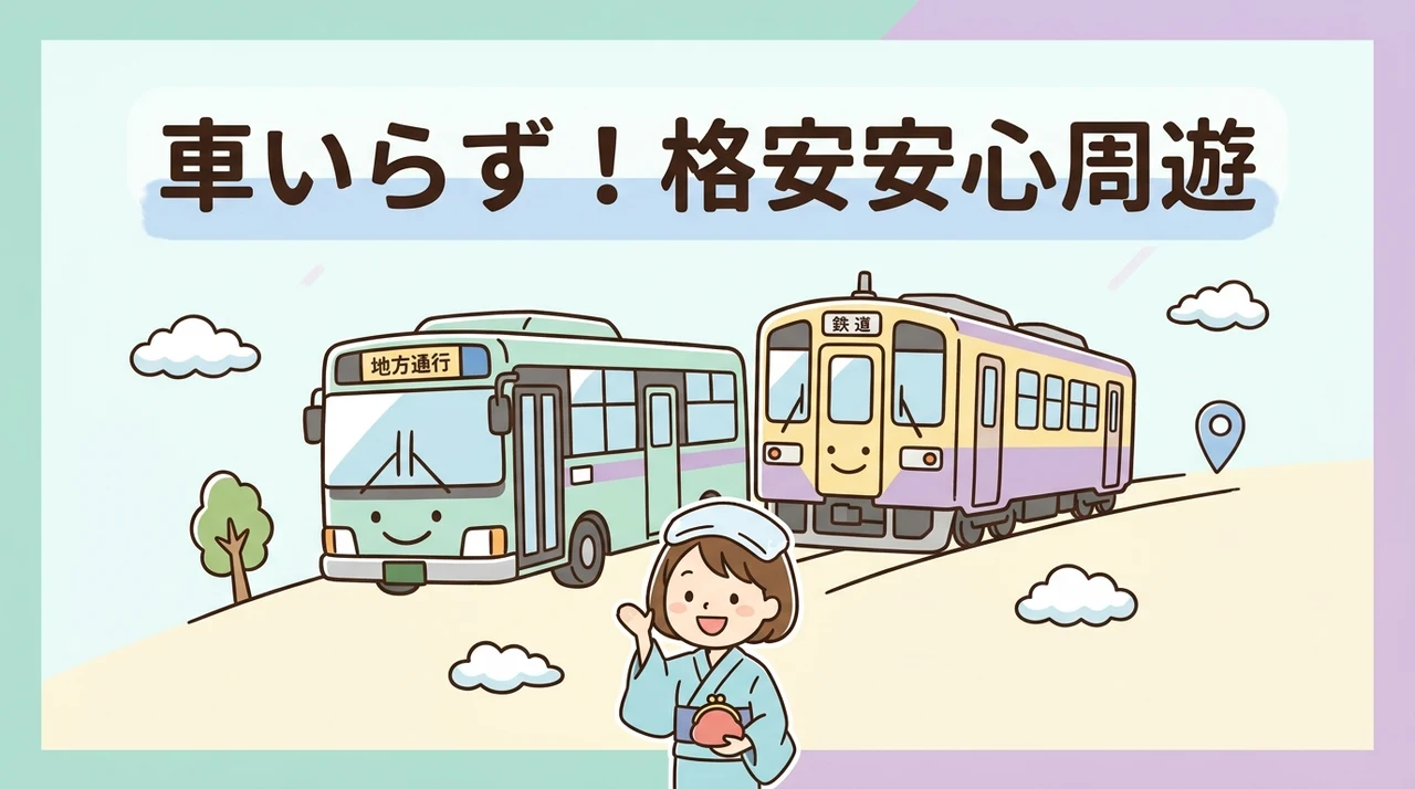 車なしでも安心！公共交通機関で巡る格安周遊ルート