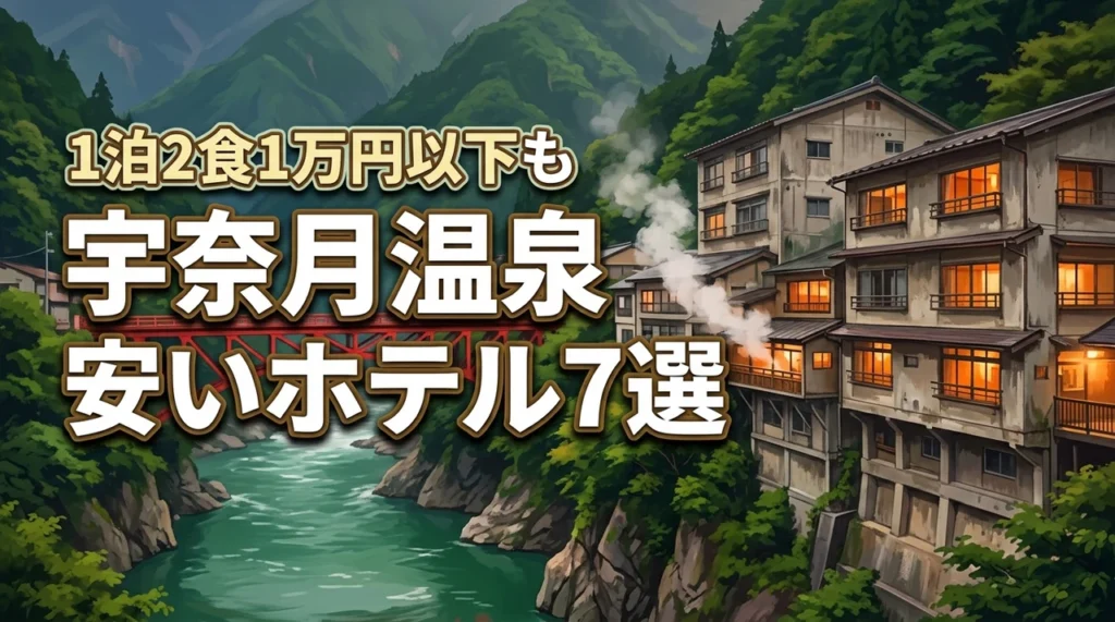 宇奈月温泉の安いホテル7選！1泊2食付き1万円以下の宿も徹底比較