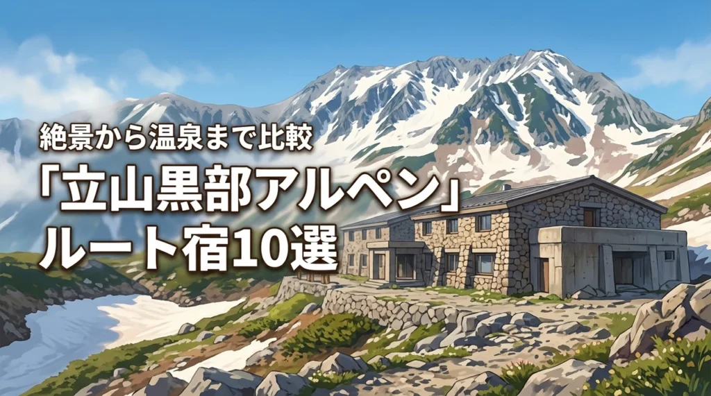 立山黒部アルペンルートのホテルおすすめ10選！絶景宿から温泉宿まで徹底比較