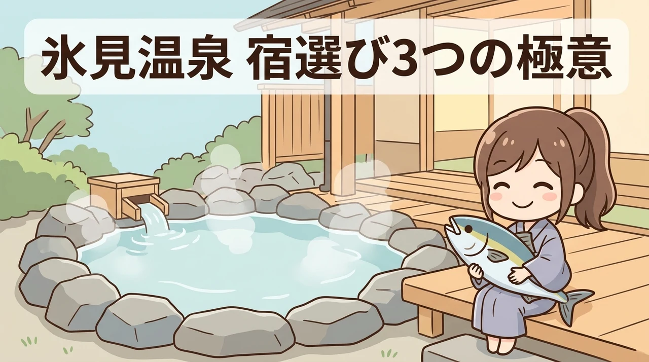 氷見温泉郷で宿を選ぶ際の3つのポイント