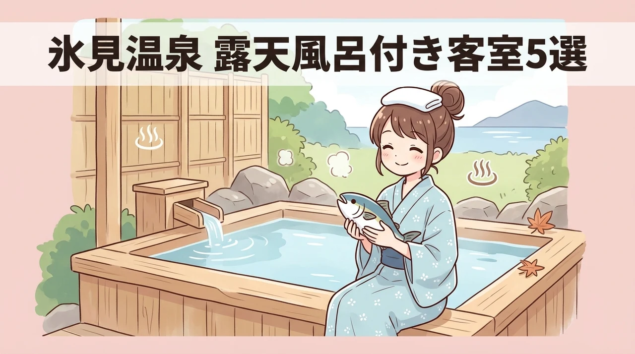 氷見温泉郷の露天風呂付き客室があるおすすめ宿5選