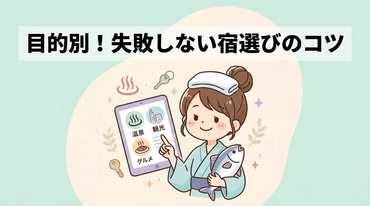 目的別に見る宿選びの比較ポイント