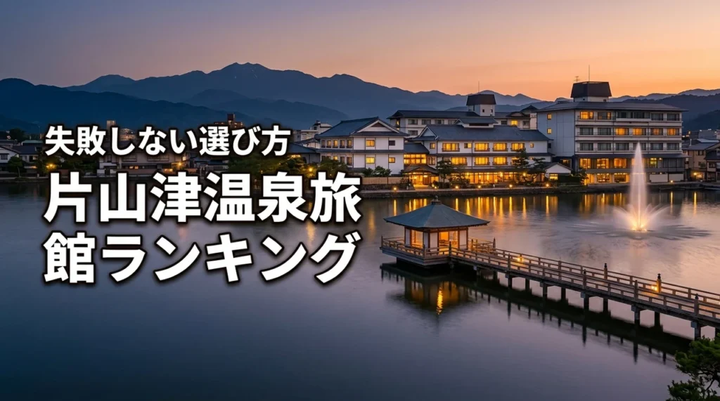 片山津温泉で失敗しない旅館ランキングは？目的別の選び方を紹介
