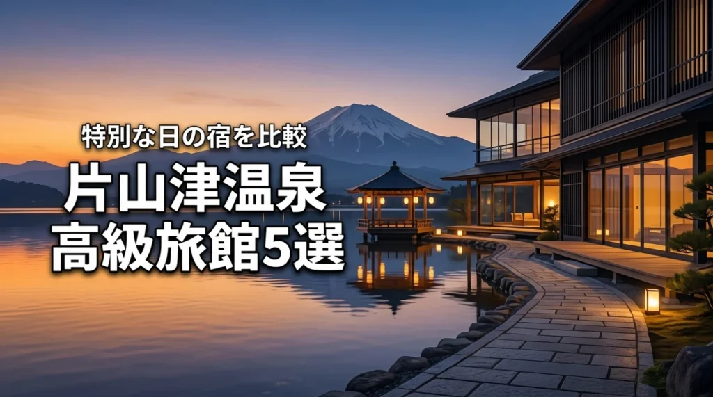 片山津温泉の高級旅館おすすめ5選！特別な日にふさわしい宿を厳選比較
