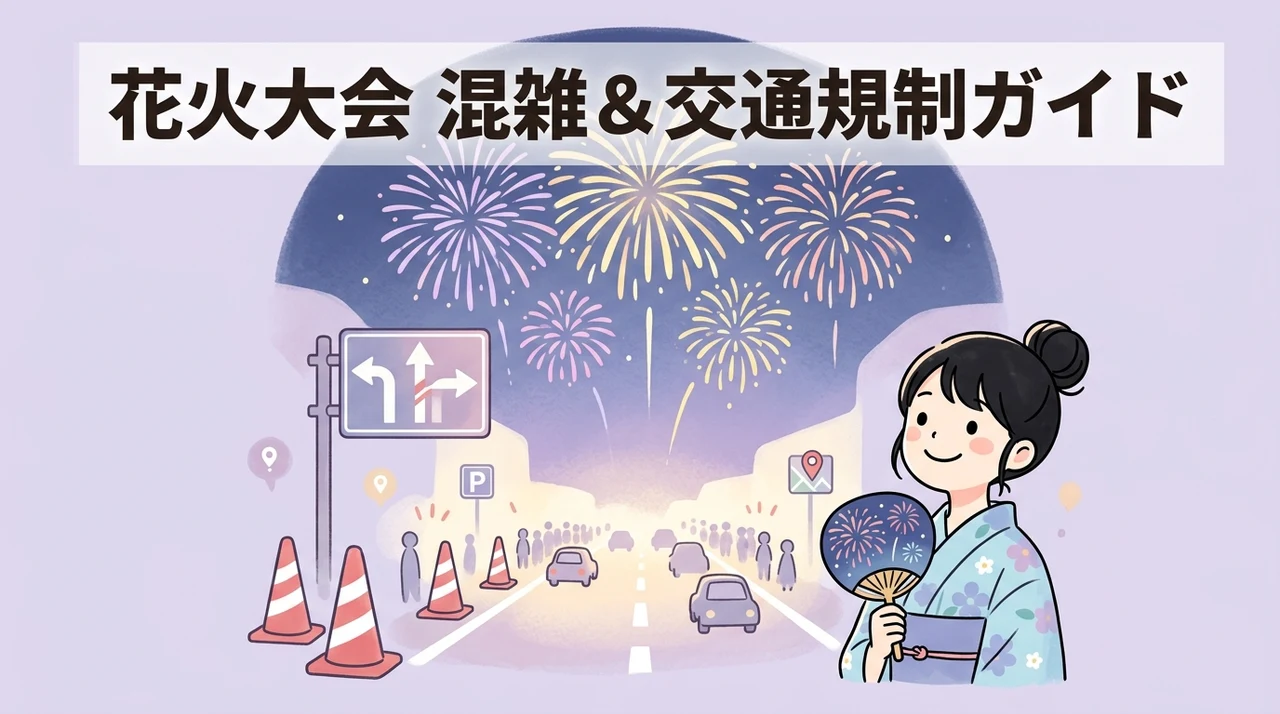 花火大会期間中の混雑と交通規制の実用情報