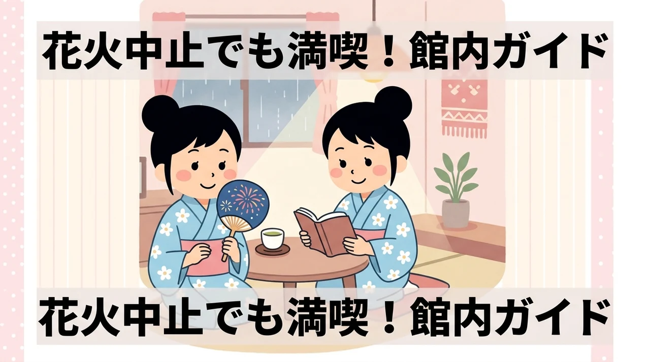 花火が中止になった場合の館内での楽しみ方