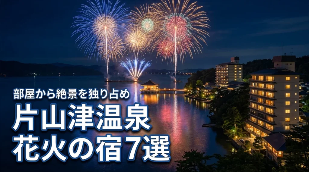 片山津温泉の花火が見える宿おすすめ7選！部屋から絶景を独り占め