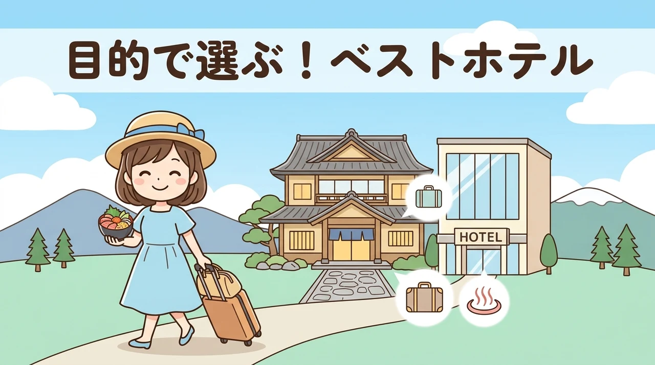 利用シーン別に見るおすすめホテルの選び方